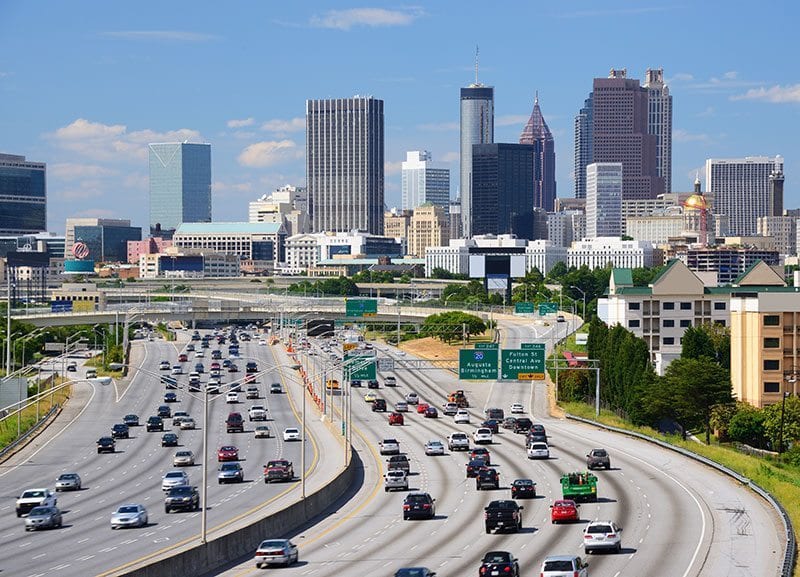 construction I-85 I-20 Atlanta