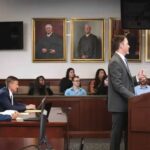 A passionate personal injury attorney delivers a compelling argument to the court, seeking justice for their client.